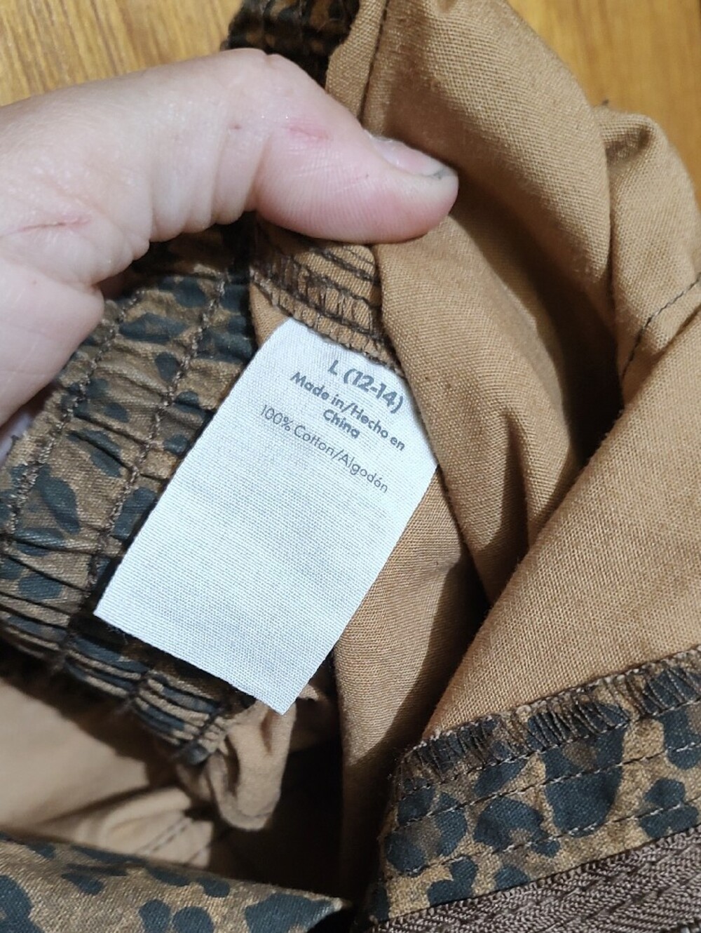Leopard Print Cargo Pants - Brown - Picture 8 of 8